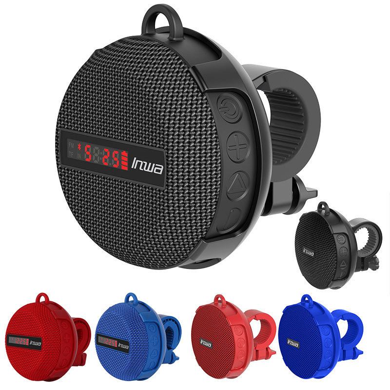 Smart LED digital display wireless cycling bicycle Bluetooth speaker outdoor portable waterproof subwoofer Mountain Bike Parts