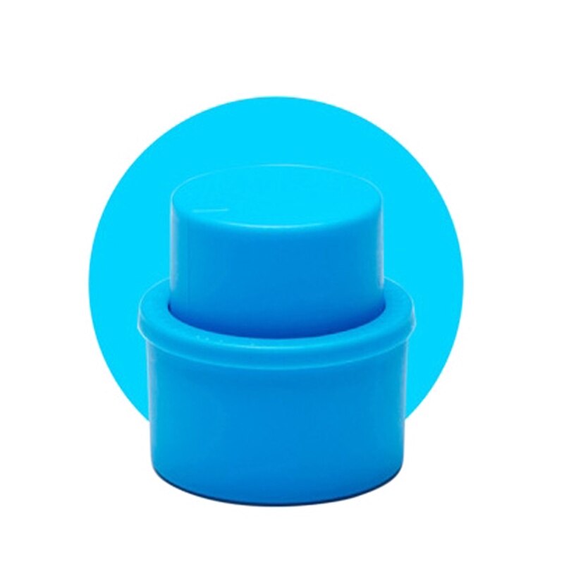Fizz Keeper! Safe and Durable, Bottle Pump Caps,Bottle Stopper, Pump Bottle Dispenser Cap, Like A Wine Bottle Stopper: sky blue