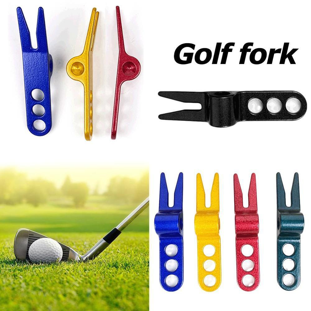 1Pcs Aluminium Legering Golf Accessoires Putting Green Vork Golf Pitchfork Golf Pitch Vork Golf Pitch Relief