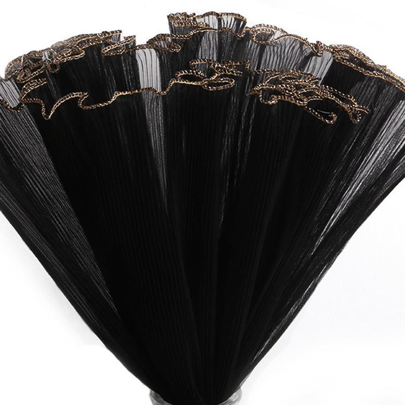 onda filato fiore avvolgere carta perla d'argento oro ordinare onda pizzo filato mazzo fai da te confezione regalo decorazione per feste 28cm * 4.5m: esercito verde