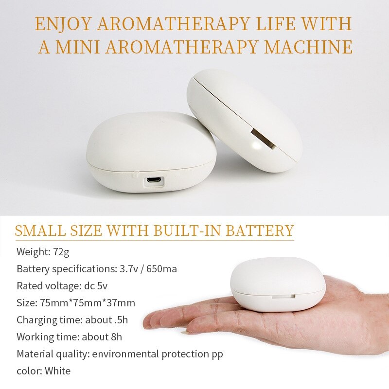 Aromatherapy Machine Air Humidifier Dry Electric Aroma Diffuser USB Essential Oil Ultrasonic