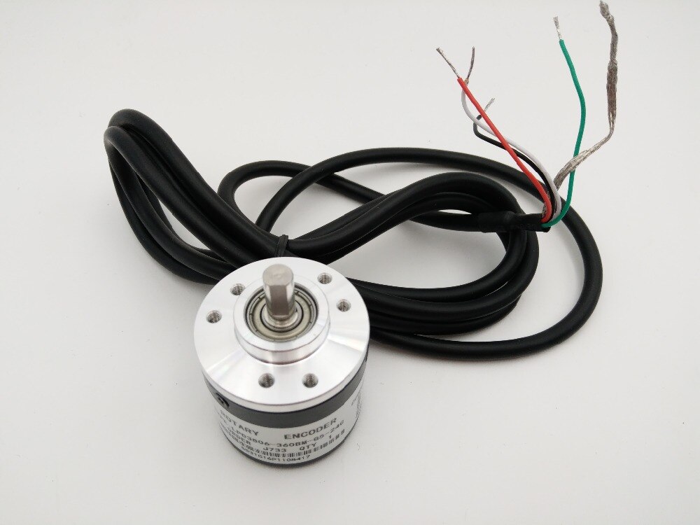 NEUE 360 P/R NPN DC5 ~ 24V AB 2ph Welle 6mm 1500rpm Inkrementelle Photoelektrischen Dreh Encoder + 1,5 M Kabel