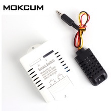 AC 85V-250V 16A Wireless WIFI Intelligent Control Switch AM2301 Temperature Humidity Monitor IoT for iPhone Android Smartphone