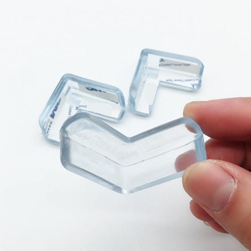 4 * protezione anticollisione per bambini protezione in Silicone per bambini e angolo per tavolo protezione per bordi per bambini