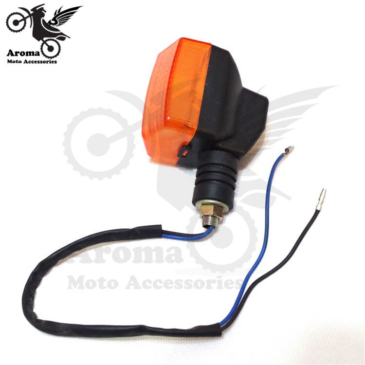 dirt pit bike orange lens motorbike indicator moto flashers for honda CBT125 CL125 motorcycle turn signal light