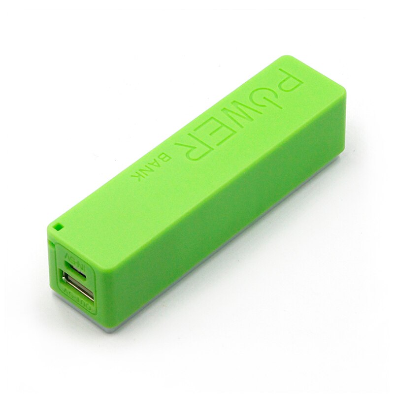 Batterie externe 18650 chargeur de batterie de secours externe avec porte-clés USB chargeant les téléphones mobiles pour le téléphone Portable: Grenn