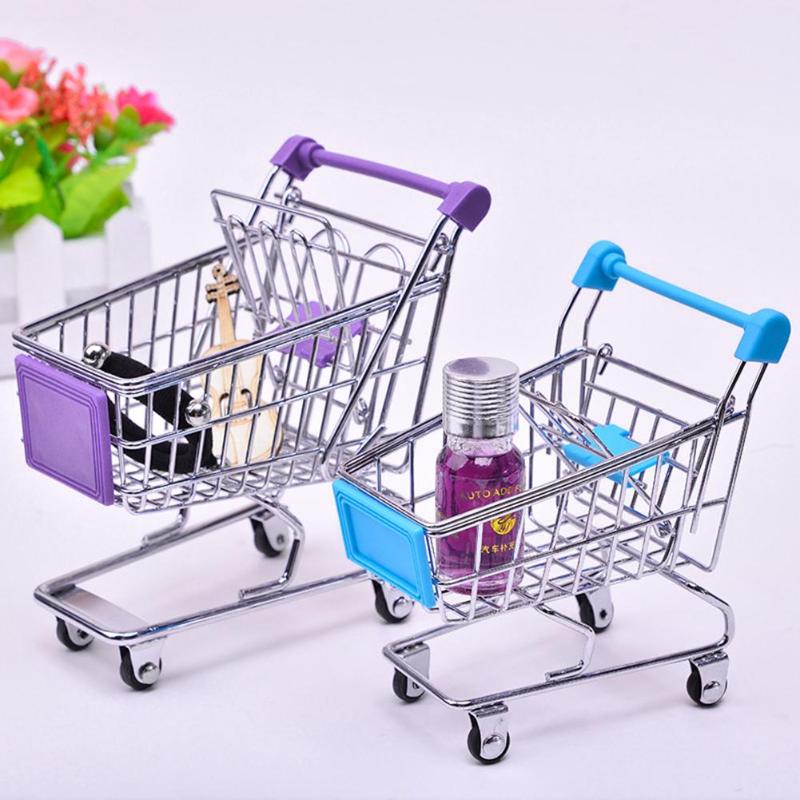 Mini Kinderen Handkar Simulatie Kleine Supermarkt Winkelwagentje Utility Winkelwagen Pretend Play Speelgoed Kinderwagens Kids