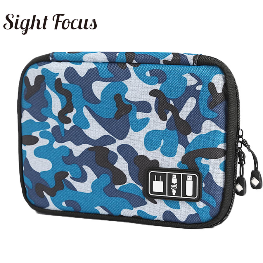 Bærbar urrem opbevaring urremme boks urremme etui til apple ur bånd organisator boks taske digital rejse ur punch: Camouflage 3