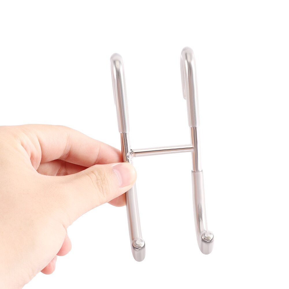 2pcs/set Stainless Steel Shower Hooks Glass Door Shower Hook Lightweight Hooks Bath Shower Bathroom Screen Towel Hanger