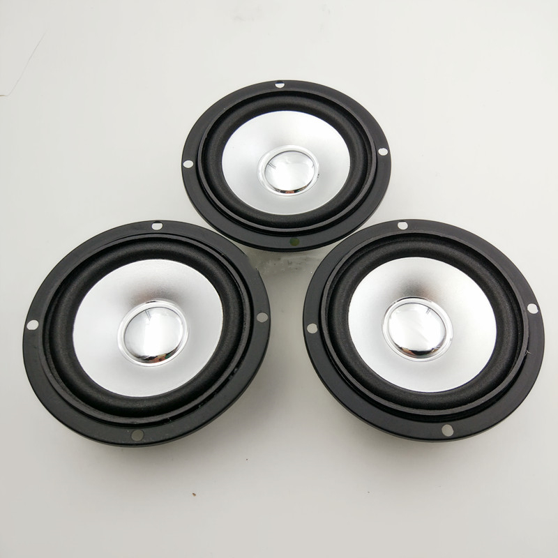 3 Inch 4 Euro 10 Watt W Round Silver Basin Speaker Full Range Bluetooth Speaker Laptop Computer Speaker Speaker