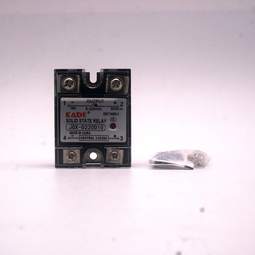 Jgx -10 dd / 25dd / 40dd/50dd dc kontrollert dc ssr enfase fast stat relé med plaststøvdeksel