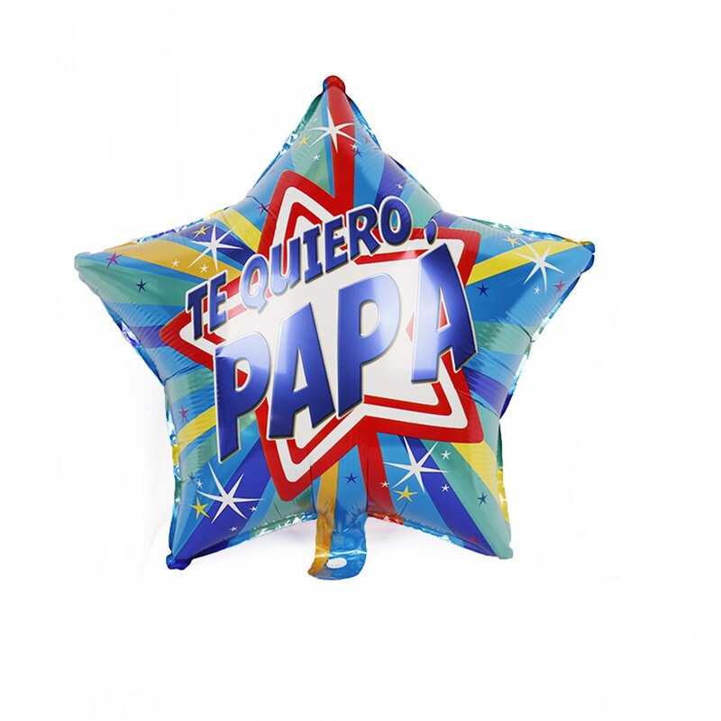 Ballons à hélium pour fête des pères, 18 pouces, espagnol, à feuille, décoration de fête: 12