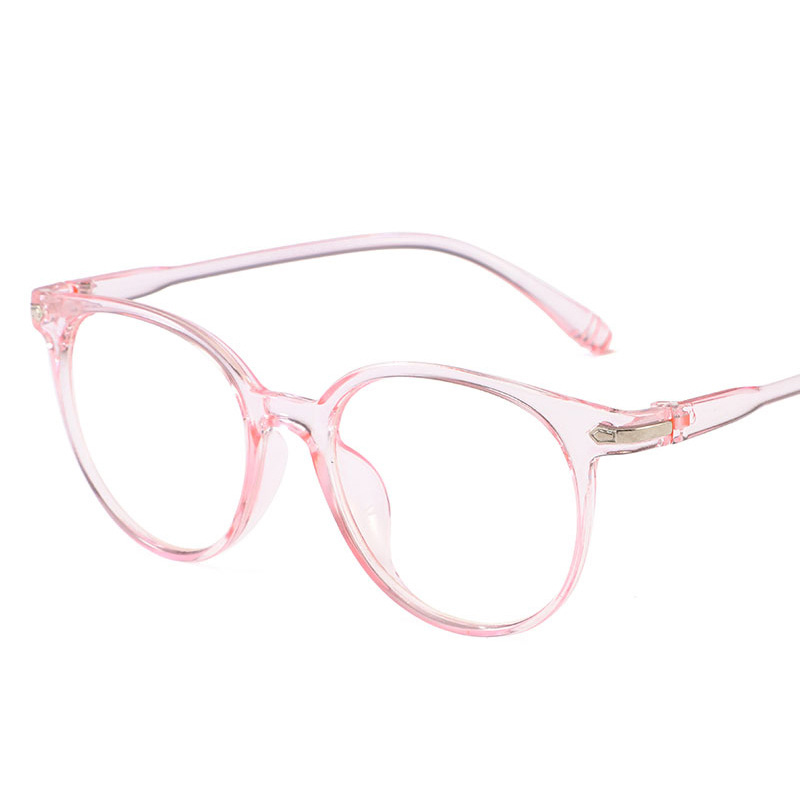 Blue Light Glasses Men Computer Glasses Gaming Goggles Transparent Eyewear Frame Women Anti Blue ray Eyeglasses: Pink