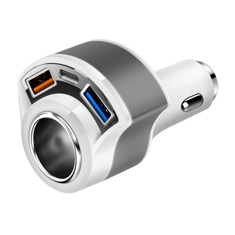 Quick Car Charger Usb Type C Lader Mini Qc 3.0 Usb Adapter Plug Fast Charger Voor Iphone Samsung Xiaomi Mobiele auto Usb Lader: Car Charger White