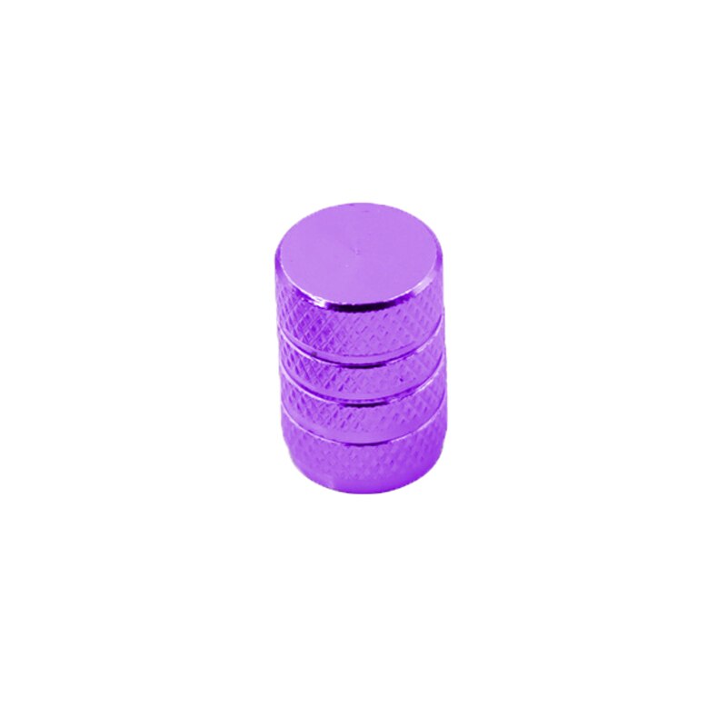 4PC /1PC Universal Dustproof Aluminium Alloy Bicycle Cap Wheel Tire Covered Car Truck Tube Tyre Bike Accessories 10 Colors: 1 PCS Purple