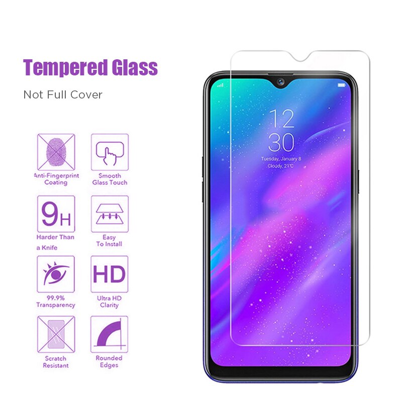 Vidro temperado transparente para oppo r15x r17 pro reno 2 z vidro protetor para oppo a39 a5 a9 2020 a8 a91 hd filme de telefone rígido