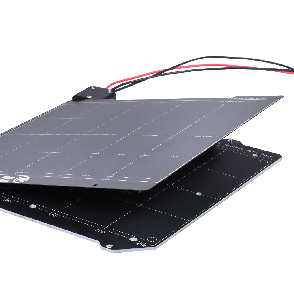 3D Printer Parts Clone I3 MK3 Magnetic Heatbed MK52 24V+MK3 Spring Steel Plate Platform+PEI Sheet for MK3/MK3S Heated Bed Printe