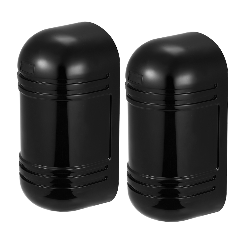 Wired Dual Beam Photoelectric Infrared Sensor Barrier Detector 100M Alarm Tamper Output for Door Window Burglar Alarm System