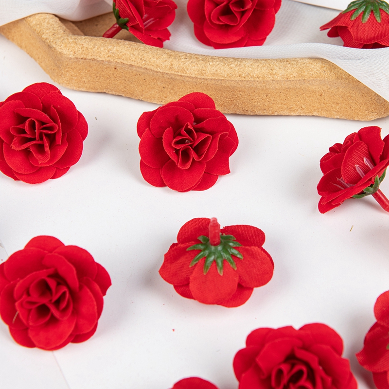 10 Hoofden Fluwelen Roos Kunstbloemen Voor Thuis Bloemenarrangement Kerstkrans Accessoire Bruiloft Bruids Boeket Decoratie