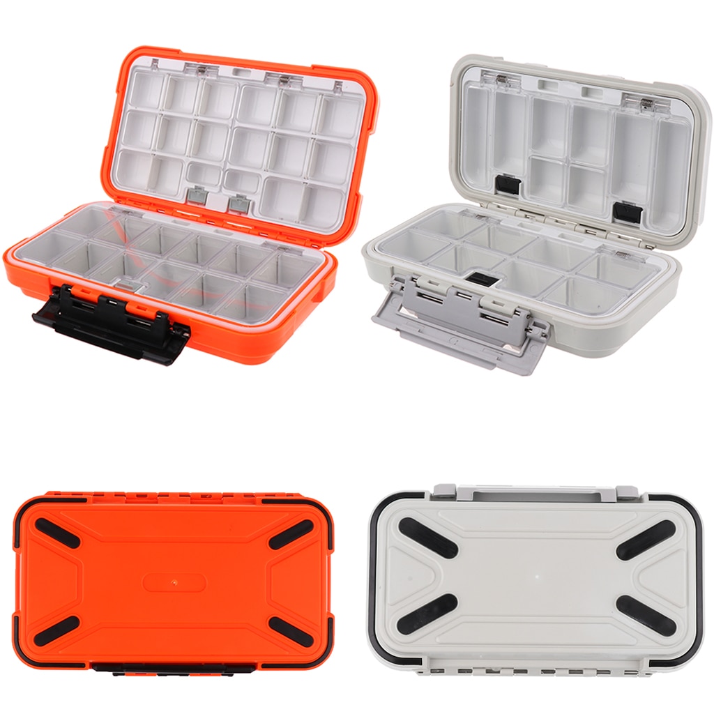 16/30 Slots Verstelbare Plastic Vissen Lokken Tackle Box Outdoor Travel Organizer Storage Case