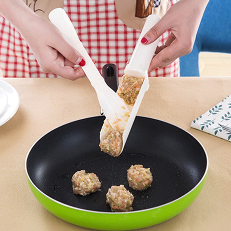 2 stks/set DIY Handig Gehaktbal Maker Nuttig Pattie Vis Beaf Vlees Ballen Burger Sets Keuken Koken Gereedschap Gadgets Accessoires