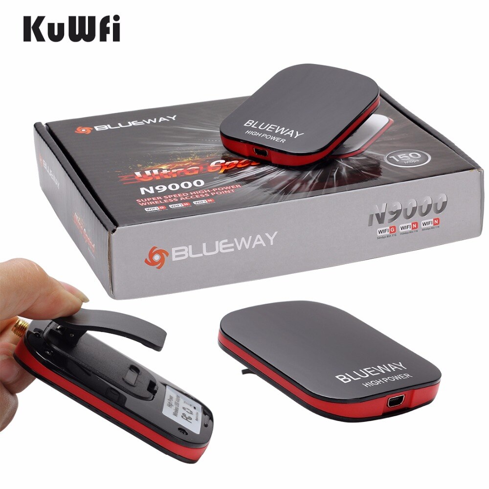 hoch Energie 150Mbps kabellos USB Adapter Blueway N9000 Freies Internet Lange Palette Netzwerk RT3070L USB Wifi Empfänger für Schreibtisch