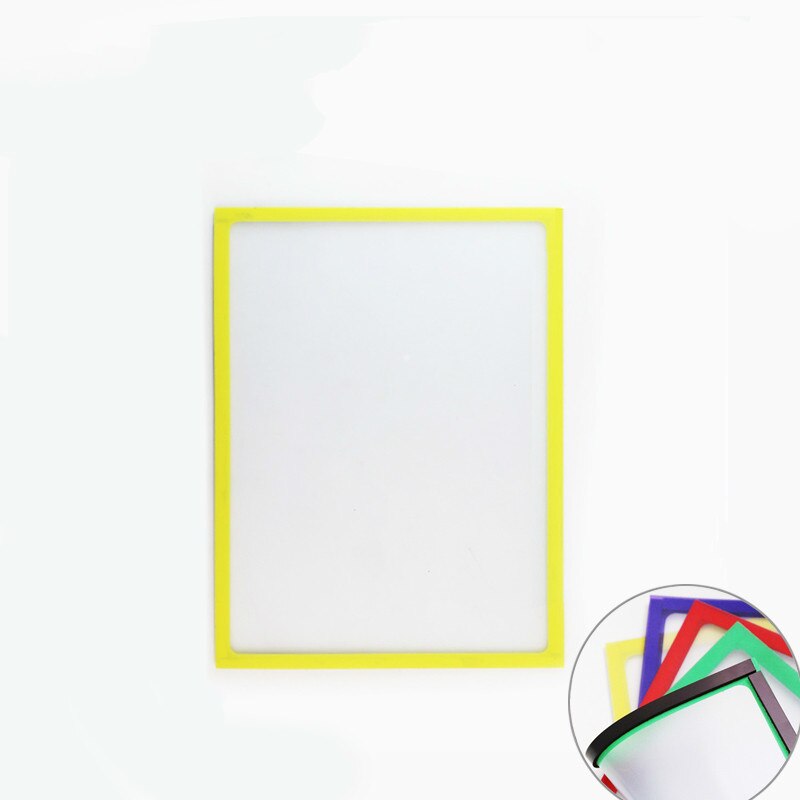 Cadre Photo magnétique A5, décor mural pour réfrigérateur: A5 yellow