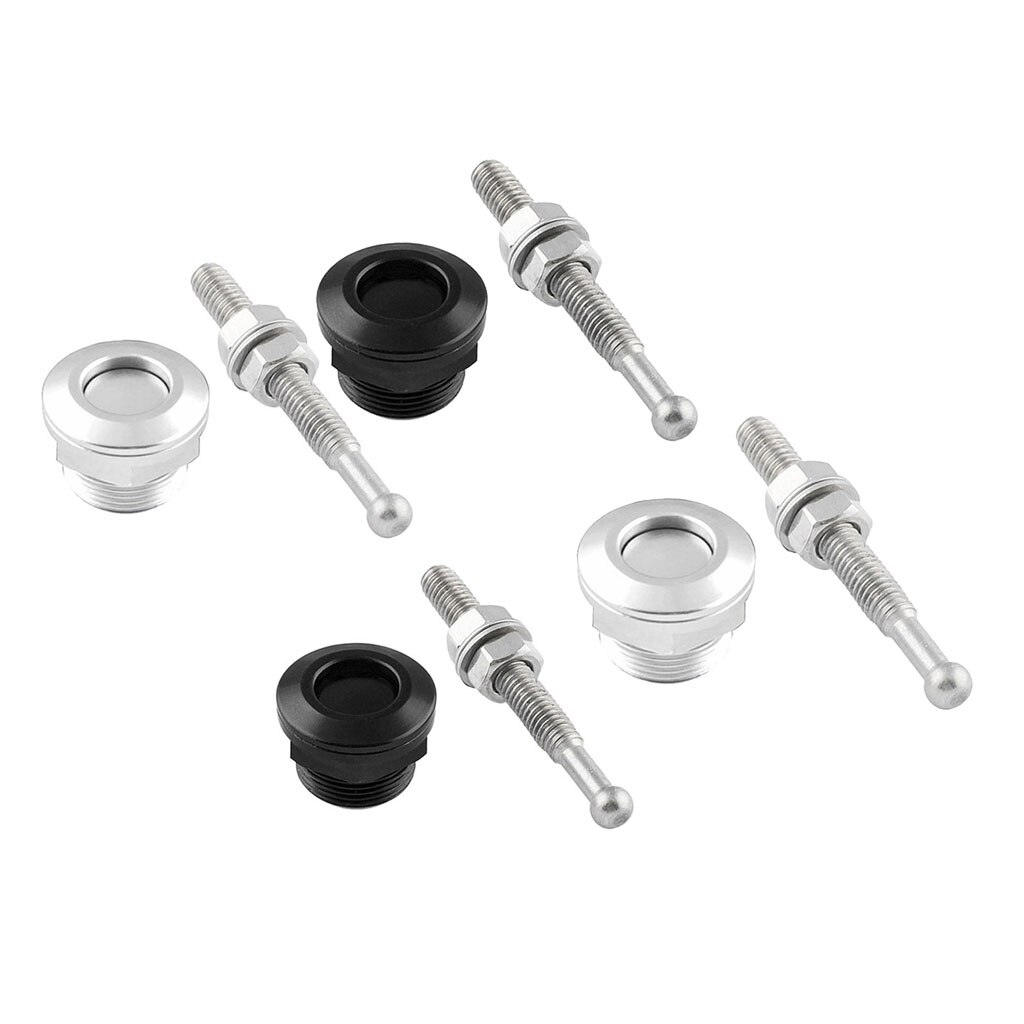 4Pcs Stainless 7/8 inch Push Button Quick Release Hood Pins Lock