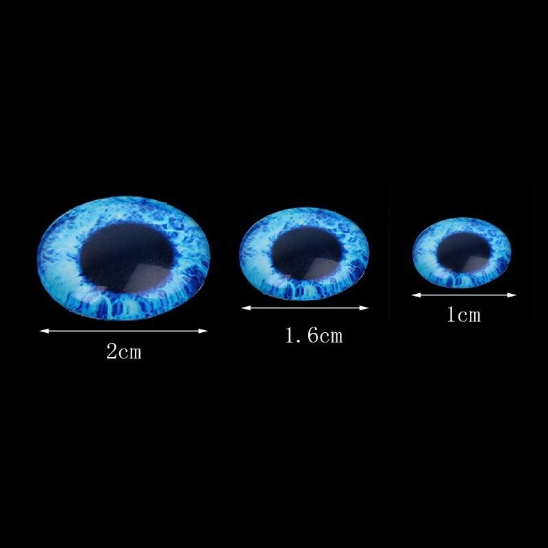 10/16/20mm l9cd de 20 yeux de poupée en verre, accessoires de bijoux artisanaux pour bricolage: Default Title