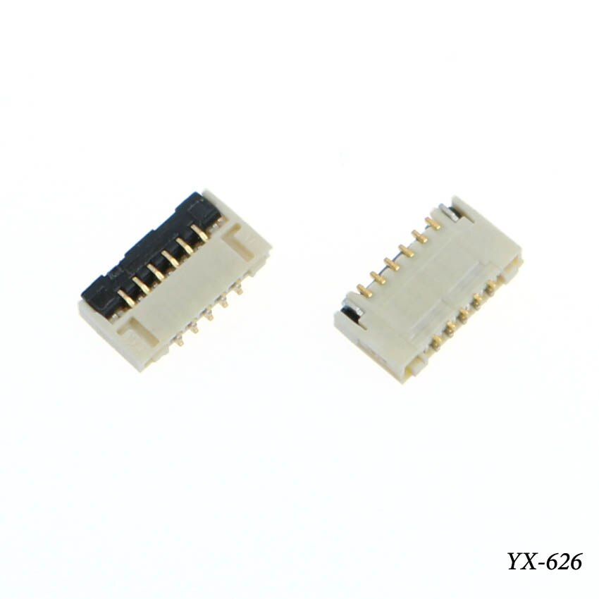 Yuxi 2 stk reservedeler for nintend switch ns joy con pcb board flex kabel kontakt socket klips reservedeler: J
