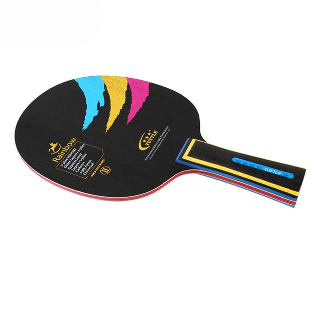 Raquette de Tennis de Table professionnelle à 7 plis, lame de Ping-Pong, accessoires de pagaie, légère et de: Type A Long handle