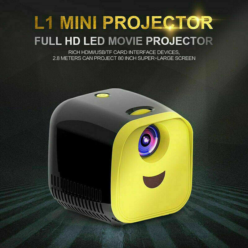 Mini Tasche Beamer WIFI USB Kinder tragbar Beamer 1000 Lumens 1080P HD Beamer LED Heimat Theater Kino HD USB HDMI