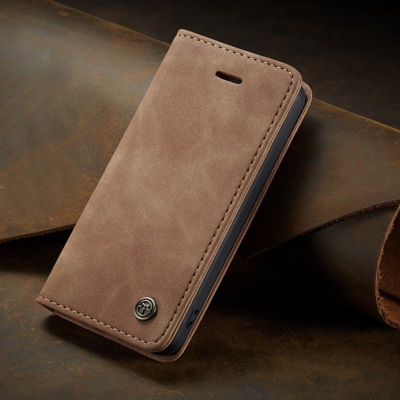 Flip Leather Case Voor Samsung Galaxy A50 EEN 50 Gevallen Cover Magnetische Business Portemonnee Met Card Slot Phone Bag Voor galaxy A50 coque: Brown case