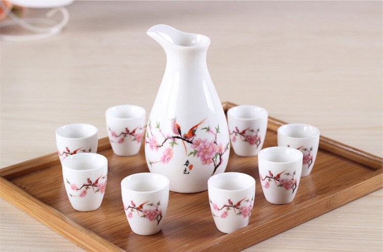 CIYODO 1 Set Traditionele Japanse Keramische Sakepotbekers En