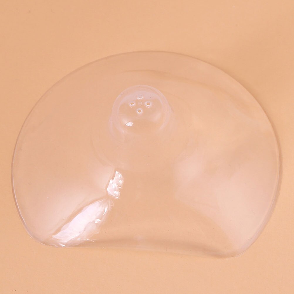 2pcs Semicircle Silicone Shield Cover Set Breastfeeding Nursing Shield Protector with Dust-Proof Carrying Case