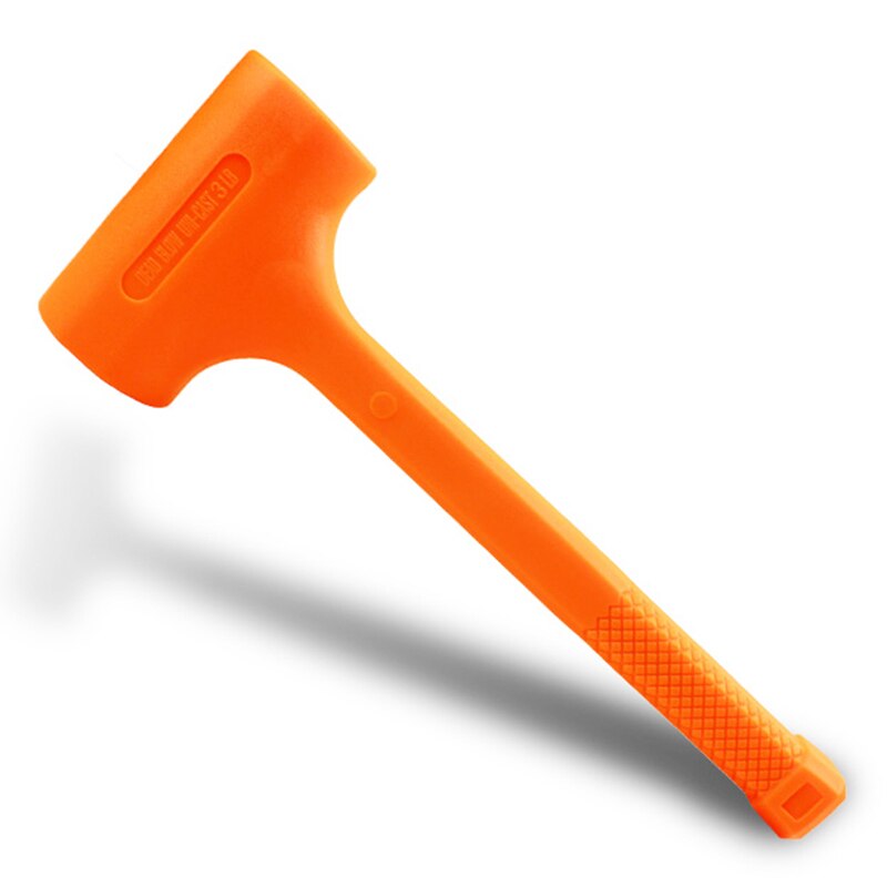 0,5lb laranja martelo de sopro morto borracha macia unicast não-marring mallet