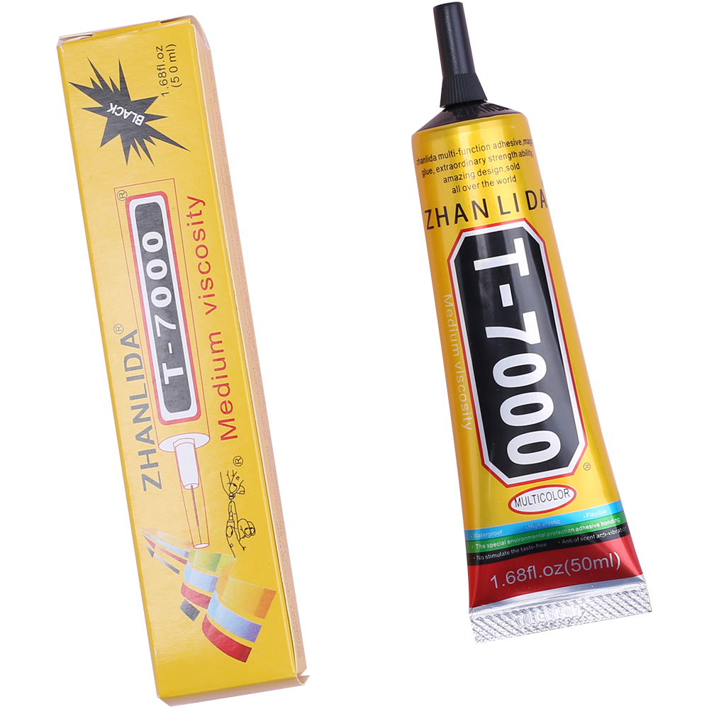 Waterproof 50ml E8000 Glue Textile Fabric Adhesive Super Epoxy b7000 Leather Craft Phone Touch Screen Display Black T9000 T7000