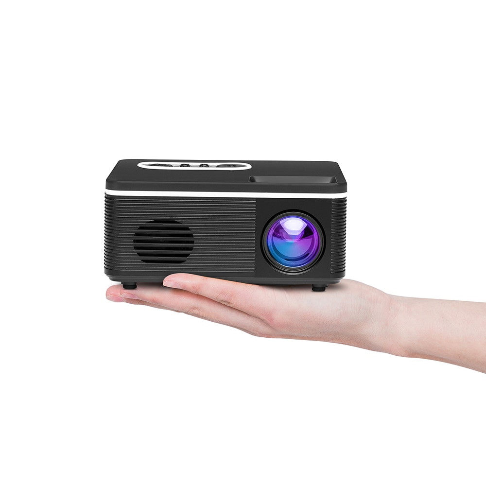 1080P Mini HD Projector Portable Projetor LED Light USB AV Port For Office Home Theater Outdoor EU US Plug