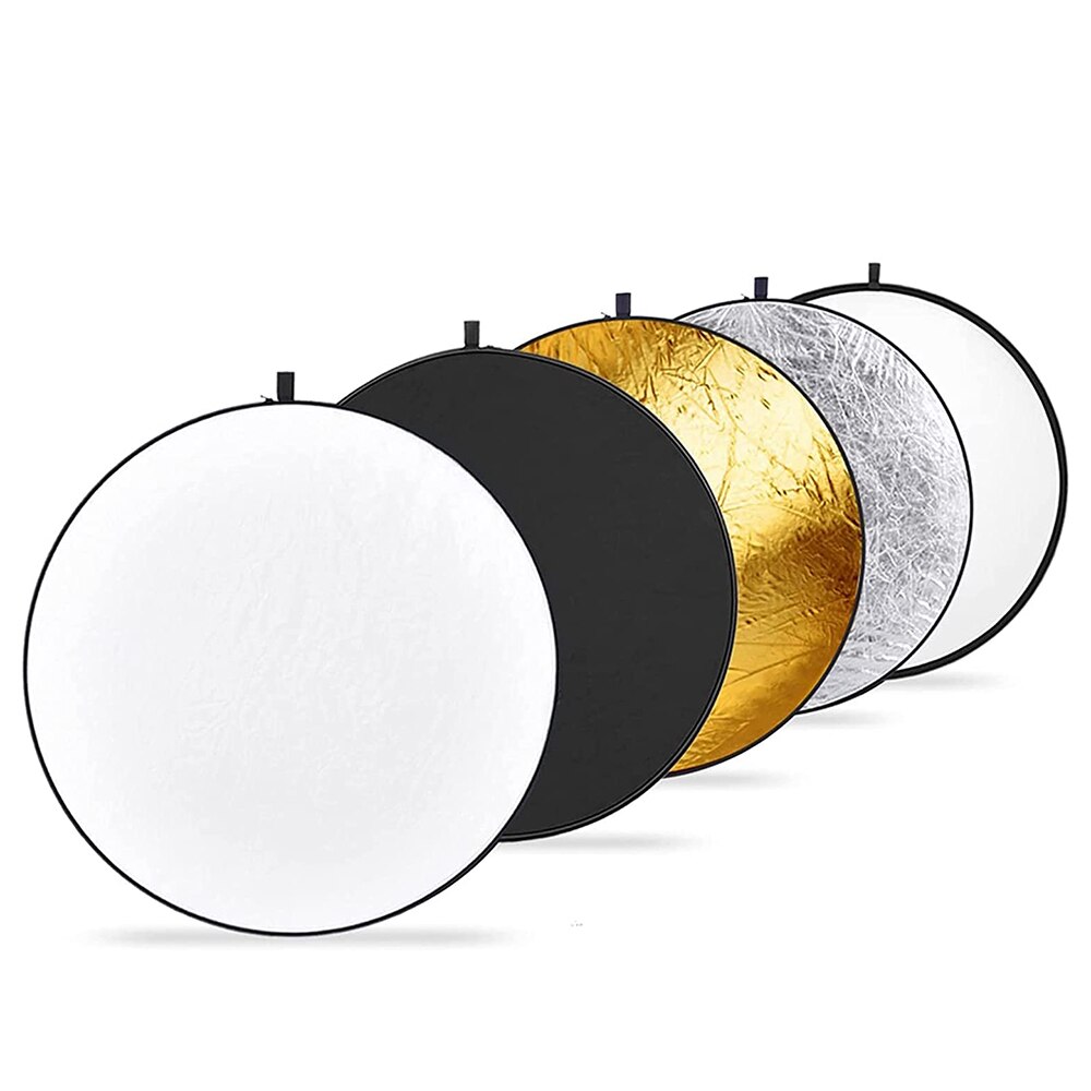 XILETU – réflecteur de lumière 5 en 1, 43 pouces/110 pouces, pliable, multi-disques avec sac, pour éclairage de Studio de photographie et éclairage extérieur: Default Title