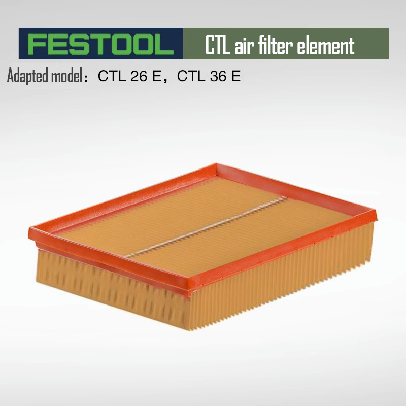 FESTOOL vacuum cleaner original accessories CTL 26/36 E Vacuum bag filter element Hose Coupling Sleeve etc: green