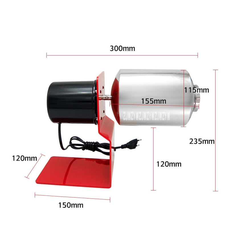 14w mini kafferostare 304 av rostfritt stål rostning maskin elektriska hushålls korn nötter kaffebönor bakning maskin 220v/110v