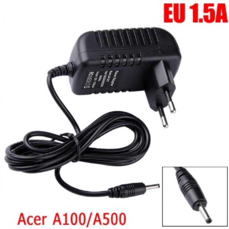 1 M Ac Adapter Oplader Voor Acer Iconia Tab A100 A500 A501P Tablet Lader 12V 1.5A Eu Plug Opladen wall Charger