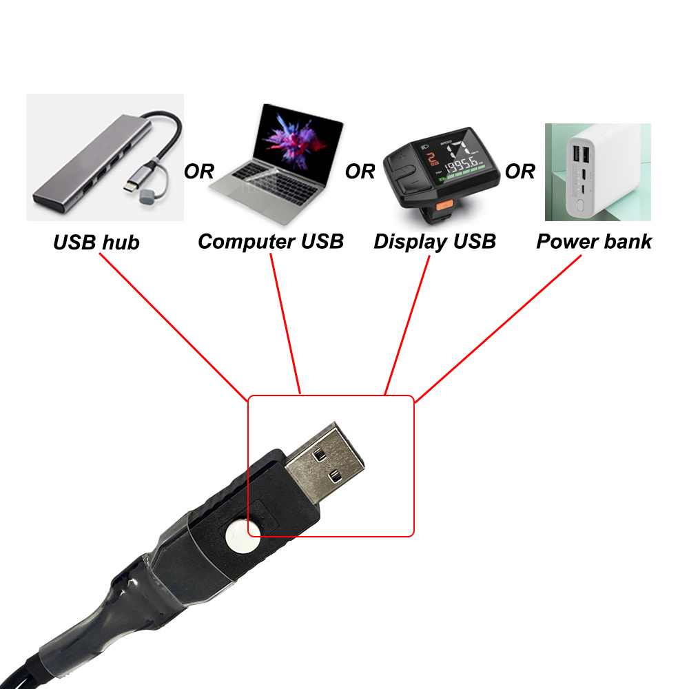 BAFANG BESST Programming Line Speed Limit Release Wheel Diameter Setting M600 M510 M500 M400 CAN Protocol Programming Cable