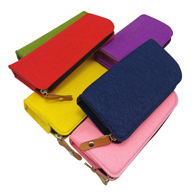 Felt pencil case Fountain pen apple pencil case Ballpoint pen cute pencil cases Gel pen chool pencil case kawaii pencil case