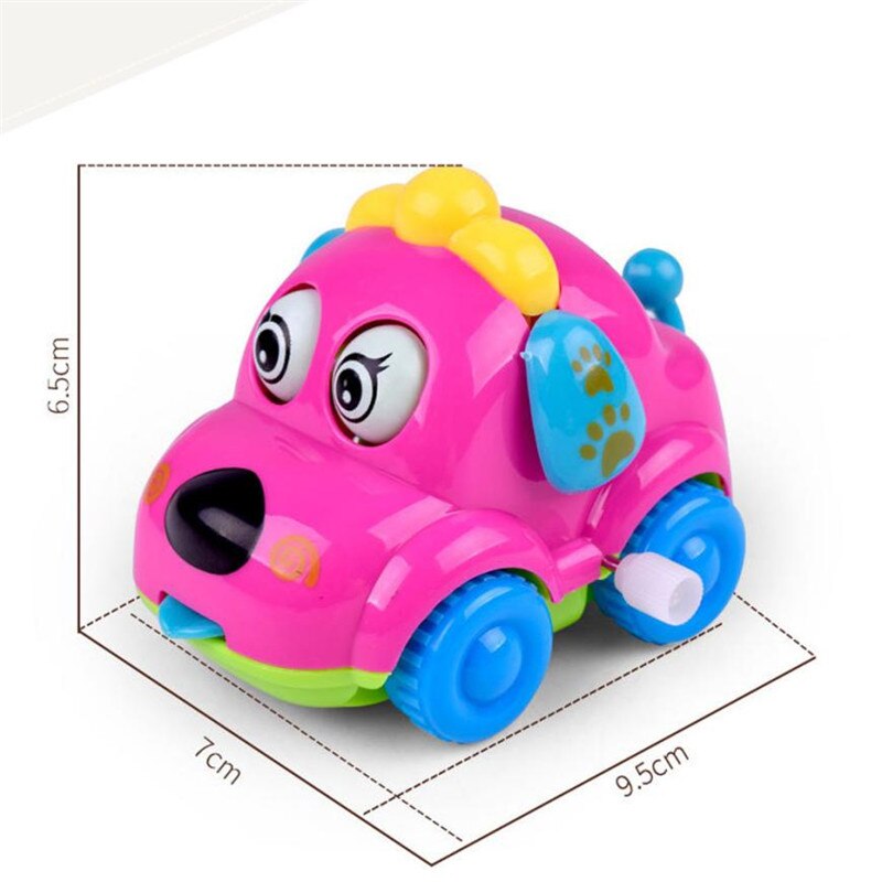 Wind Up Clockwork Funny Speelgoed Cartoon Puppy Tong Uurwerk Auto Educatief Speelgoed kinderen speelgoed brinquedos