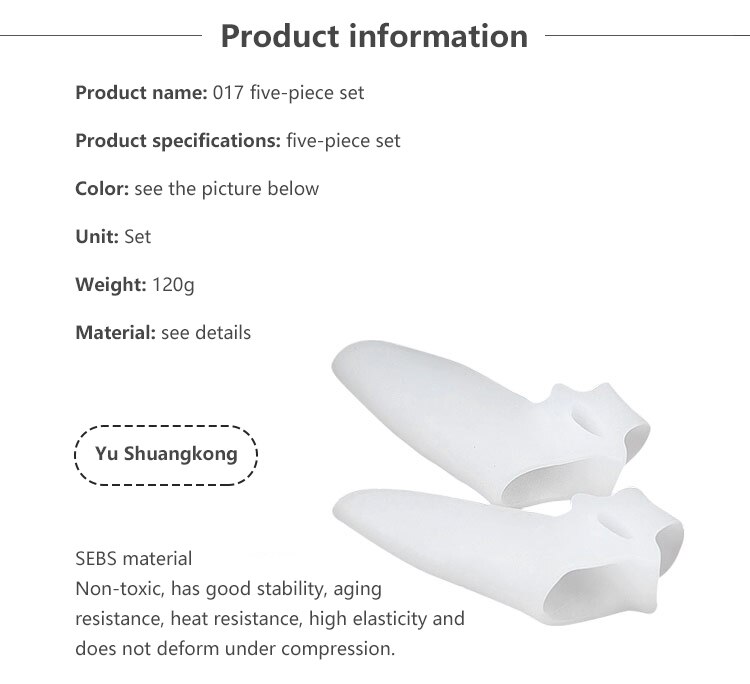 9 Pcs Duim Orthese Set Teen Mouw Teen Separator Orthopedische Pad Teen Splitter Set Duim Orthese Set Teen Mouw