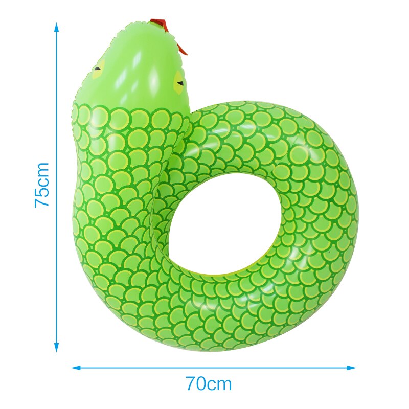 Green Snake Inflatable Pool Float For Children Kids Swimming Ring Serpent Floats Boys Girls Summer Water Party Toys Piscina boia