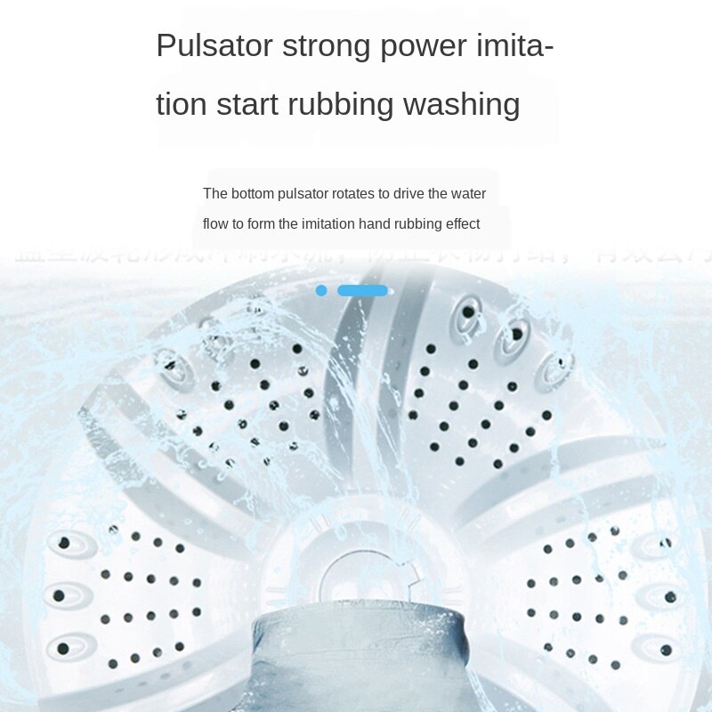 Mini Washing Machine Household Split Portable Removable Double Barrel Small Washing Machine