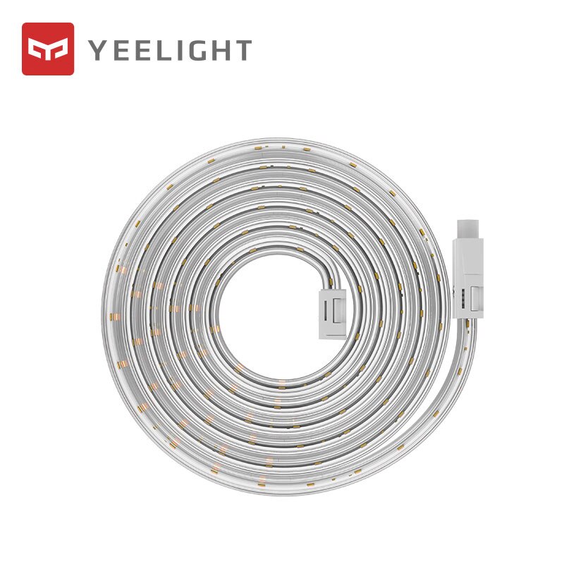Yeelight-Tira de luces LED blanco cálido para interiores, tira inteligente de luces LED de 2700K-6500K con control remoto por voz y bluetooth, para casa inteligente de enlace, 30m: 1M extension cable