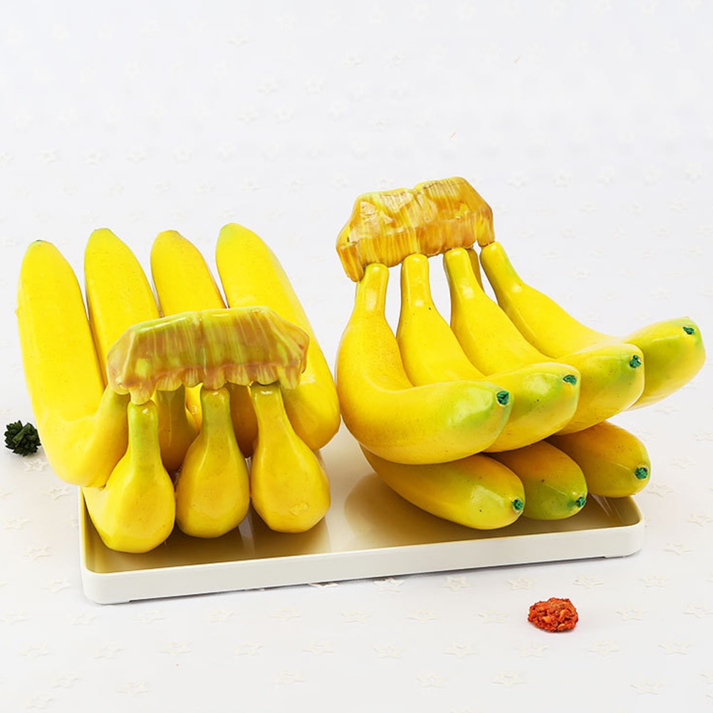 Banaan Bos Kunstmatige Vruchten Nep Banaan Cognitieve Leermiddelen Eva Plastic Fruit Winkel Winkel Display Decor Bruiloft Benodigdheden